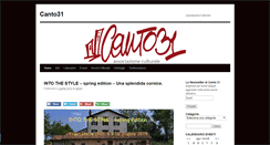 Desktop Screenshot of canto31.it